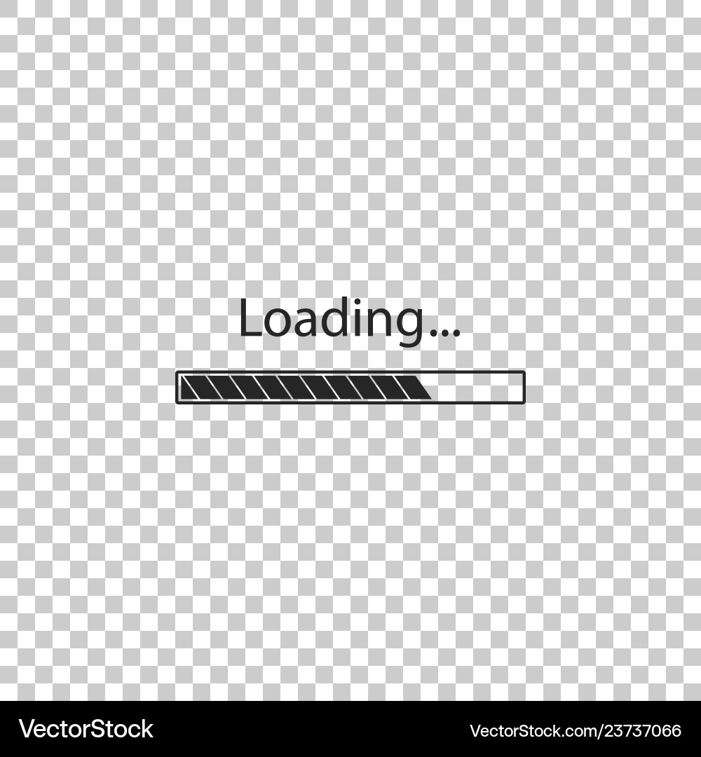 Loading icon isolated on transparent background Loading icon isolated on transparent background vector image