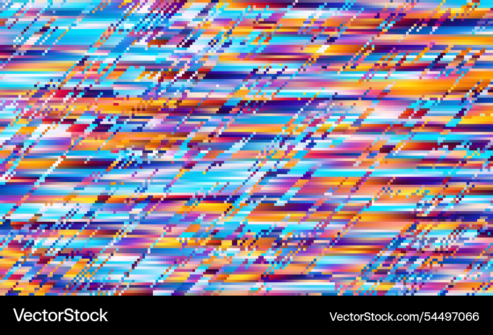 Pixel bitmap texture pattern geometric Vector Image