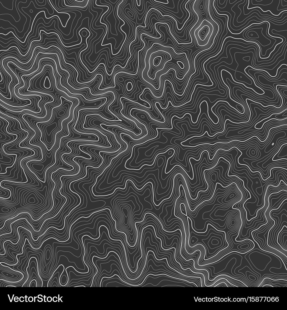 Topographic map background with space for copy Vector Image