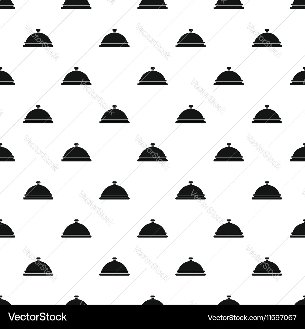 Cloche pattern simple style Vector Image