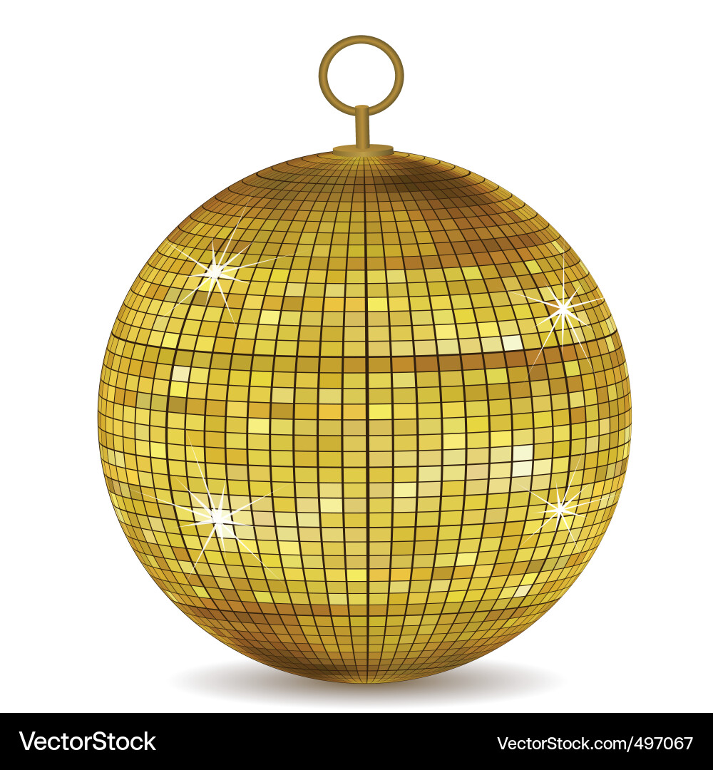 Golden circle Vector Image
