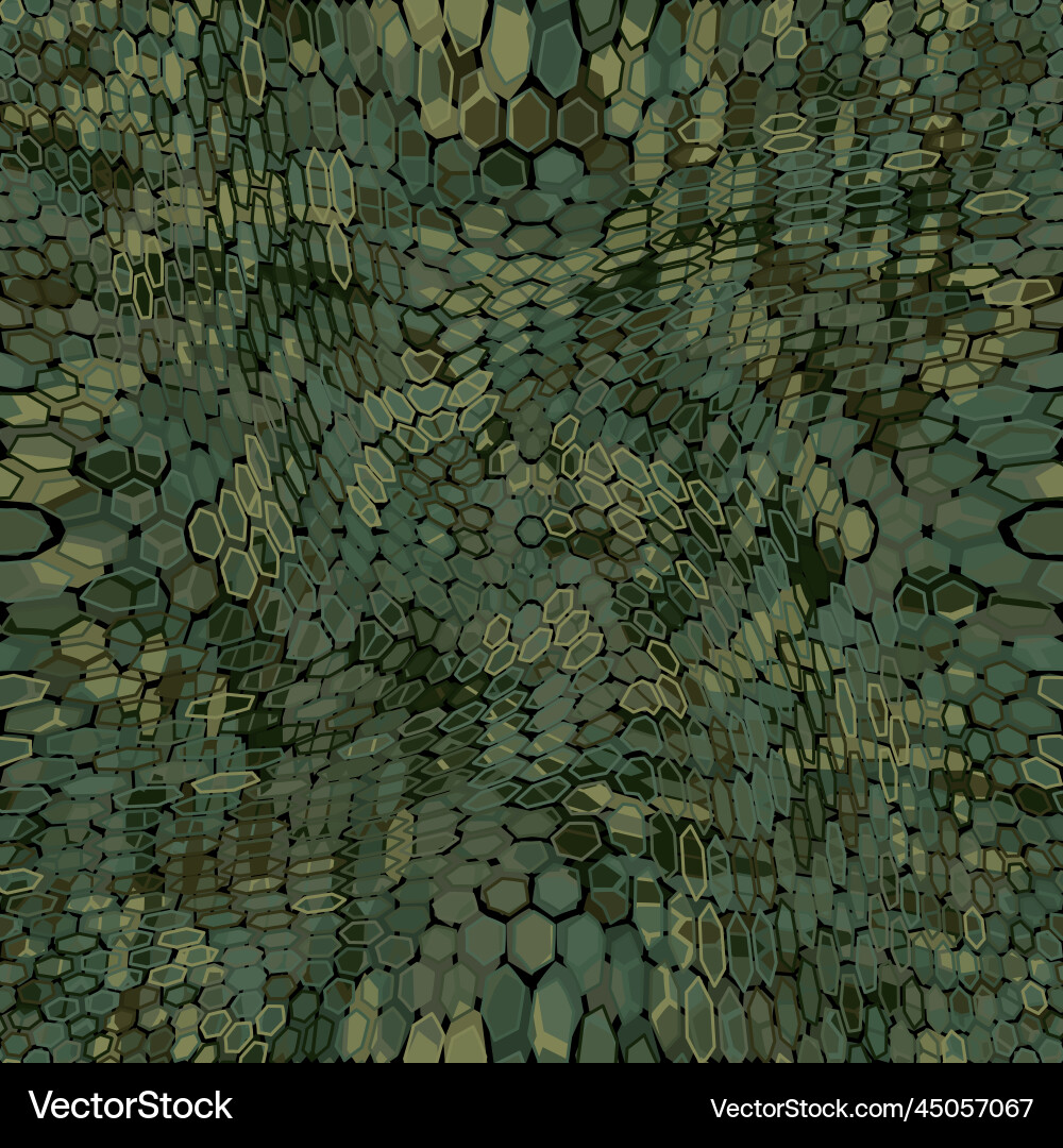Hexagonal Camo Netting Pattern vector image