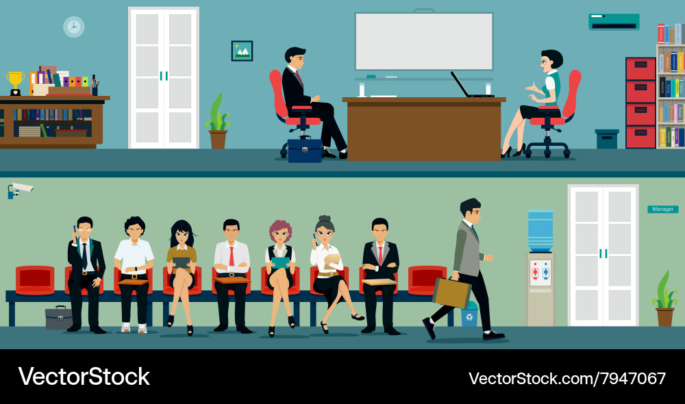 Interview Royalty Free Vector Image - VectorStock