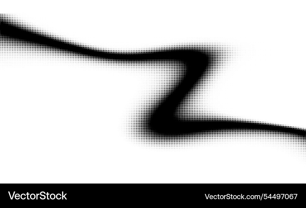 Monochrome gradient halftone dots background Monochrome gradient halftone dots background vector image