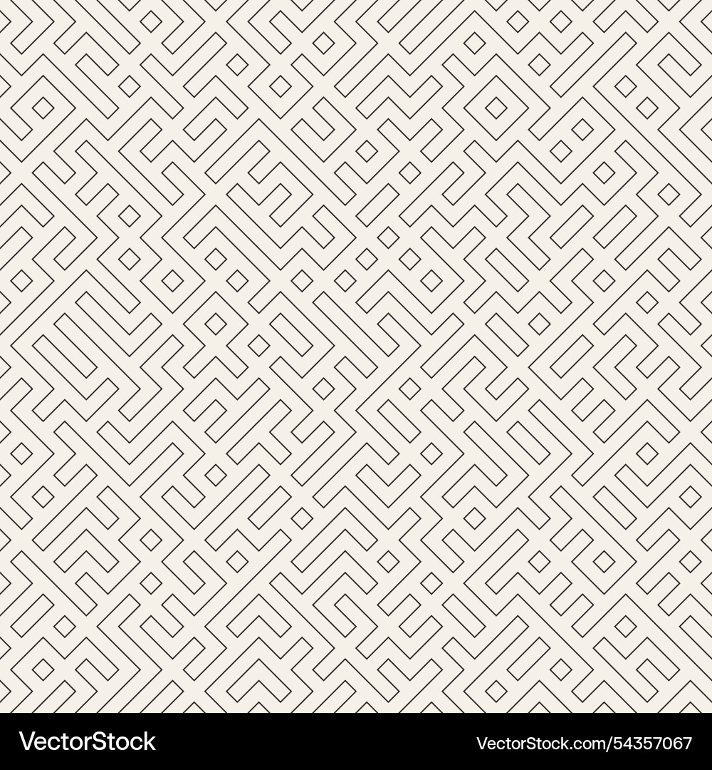 Seamless pattern repeating geometric elements Vector Image