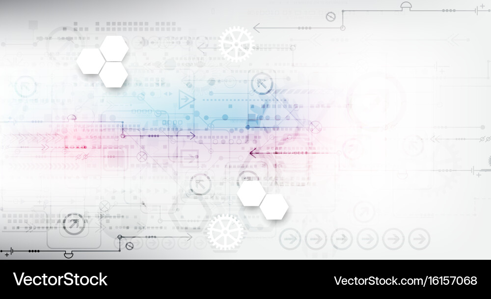 Abstract Digital Technology Background vector image