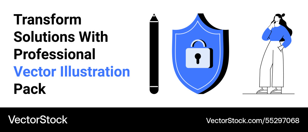 Creative problem-solving with security design Creative problem-solving with security design vector image