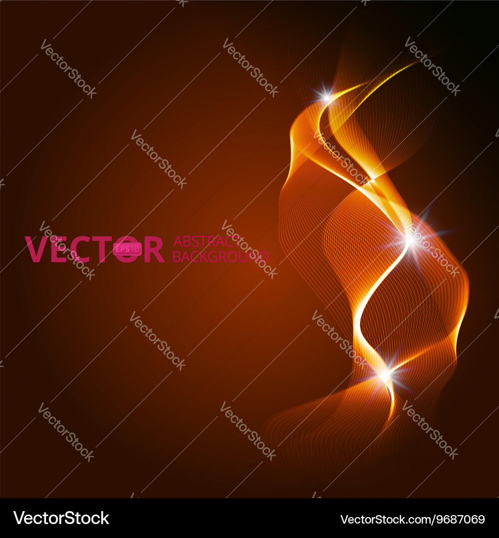 Dynamic Red Flame Background Vector Image