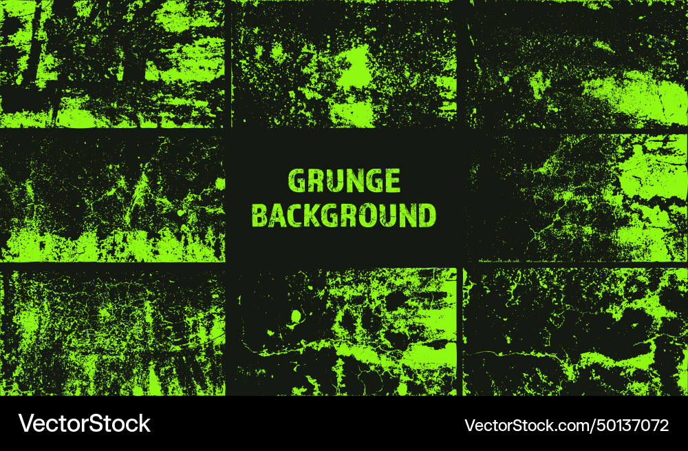 Cracked Concrete Grunge Overlay vector image