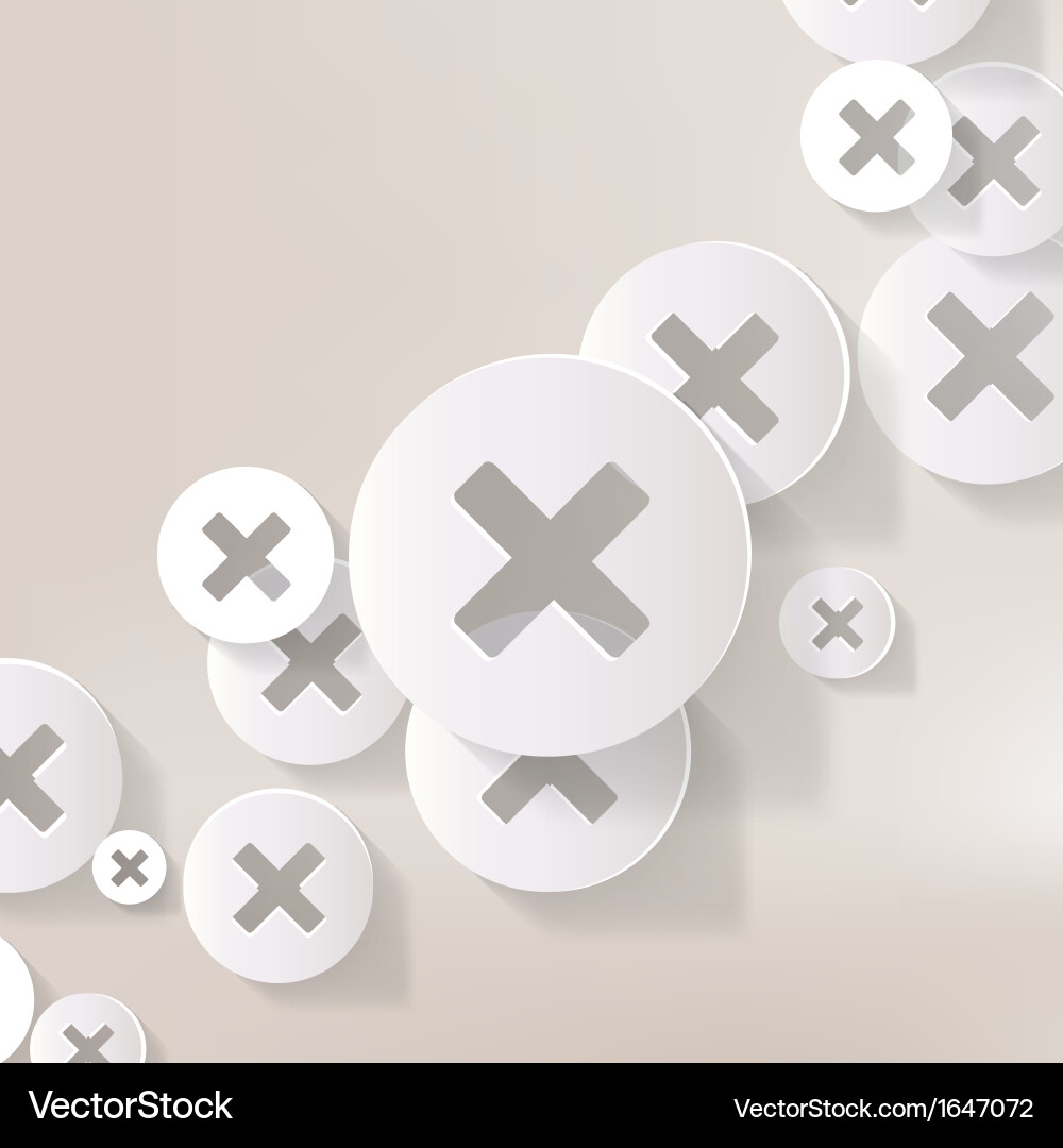 Delete web icon Vector Image