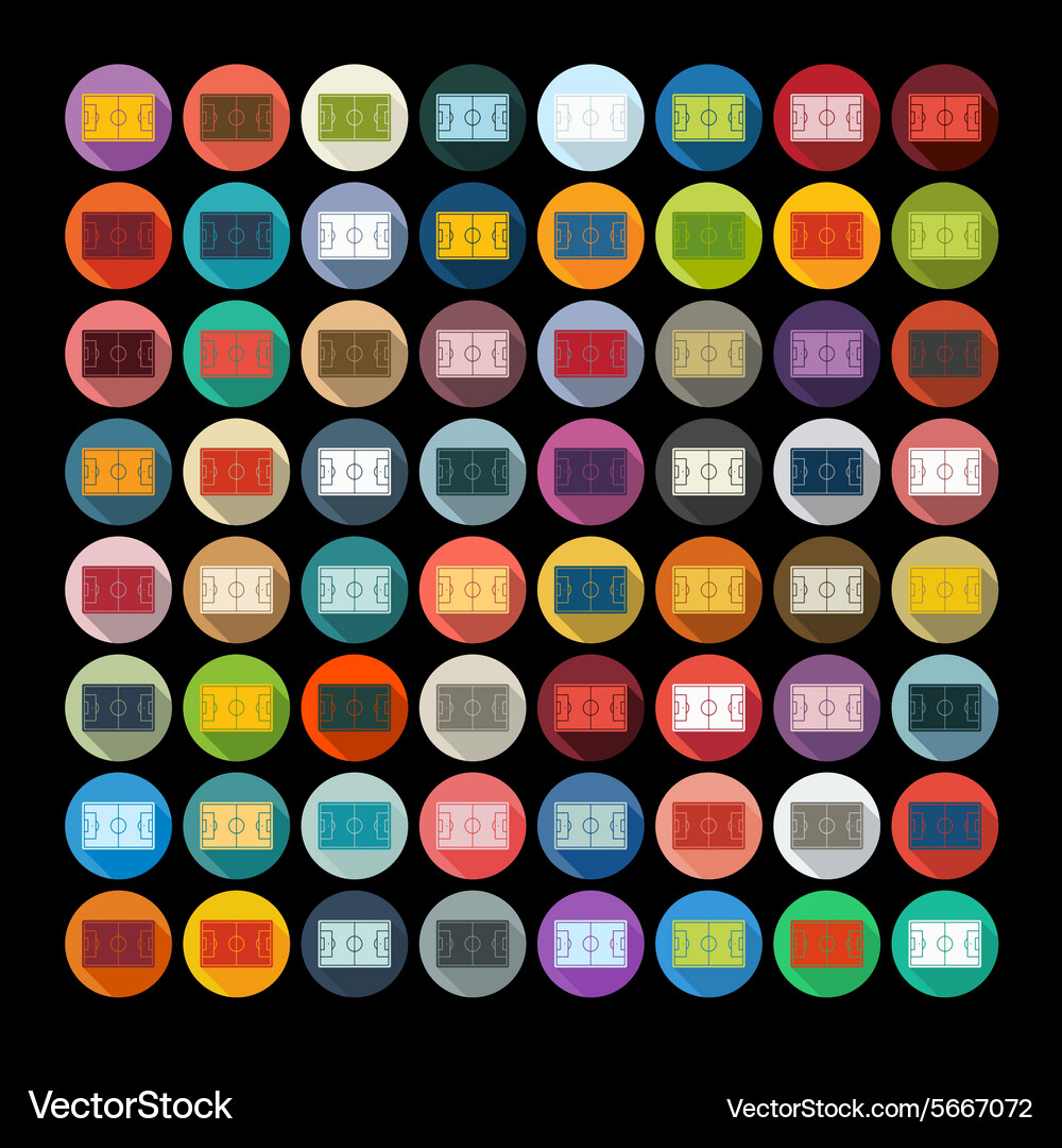 Flat design playing field Vector Image