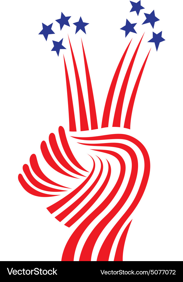 Hand firework Vector Image