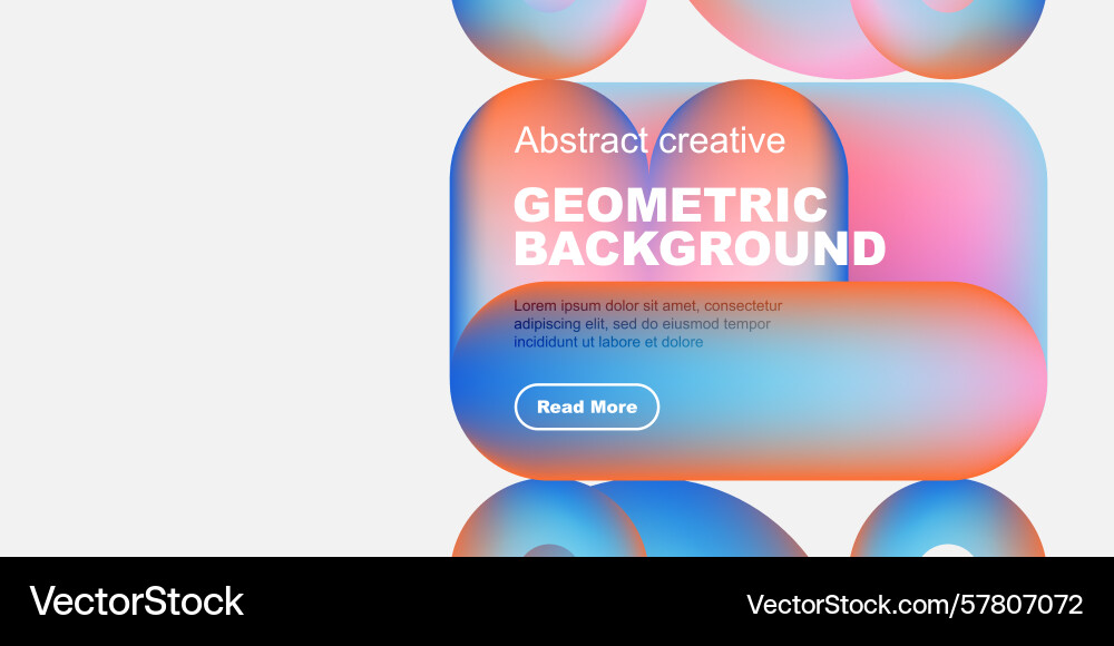 Vibrant abstract shapes text overlay button Vibrant abstract shapes text overlay button Vector Image
