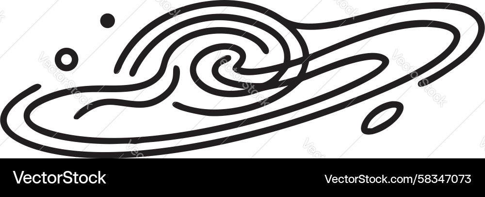 Flowing Line Pattern Vector Image