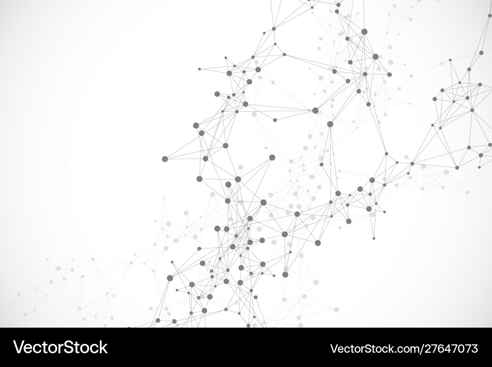 Geometric abstract background with connected line Geometric abstract background with connected line vector image