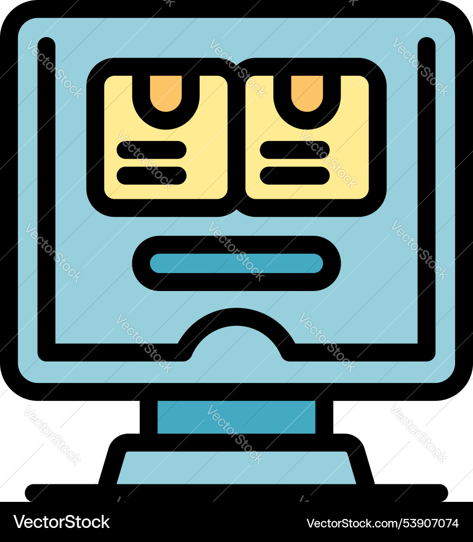 Electronic library showing two ebooks and search Electronic library showing two ebooks and search vector image
