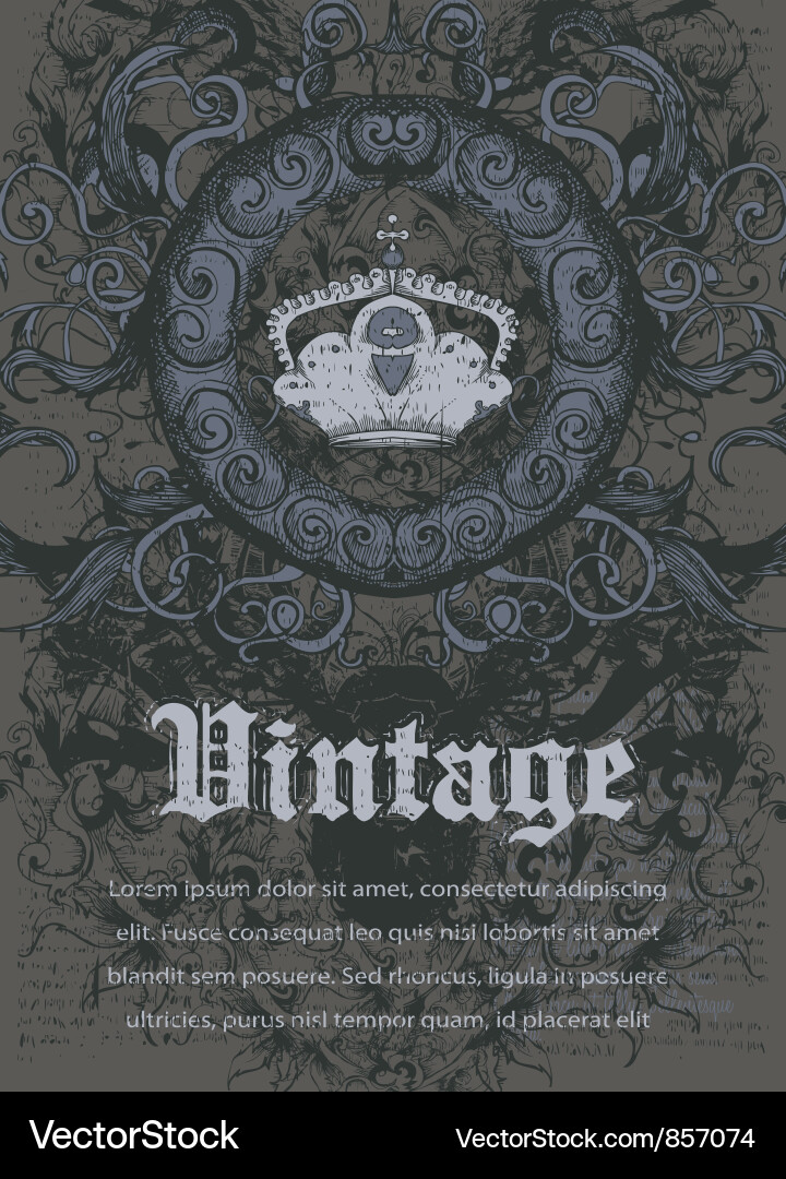 Vintage background Royalty Free Vector Image - VectorStock