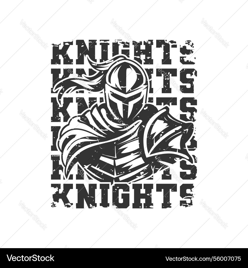 Knights clip art design Knights clip art design vector image