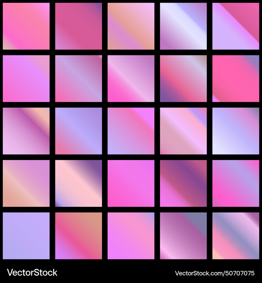 Mobile screen lock display collection of colorful Mobile screen lock display collection of colorful vector image