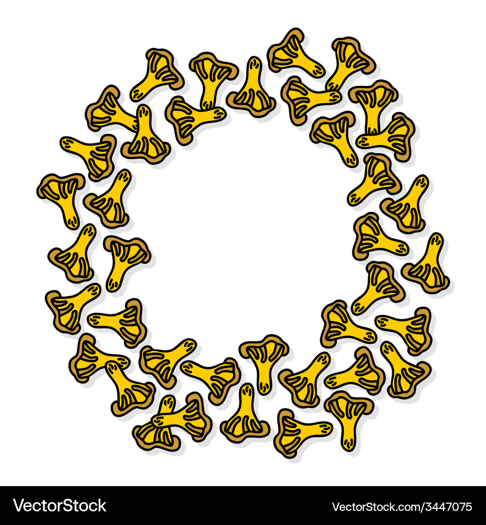 Mushroom pattern design Vector Image
