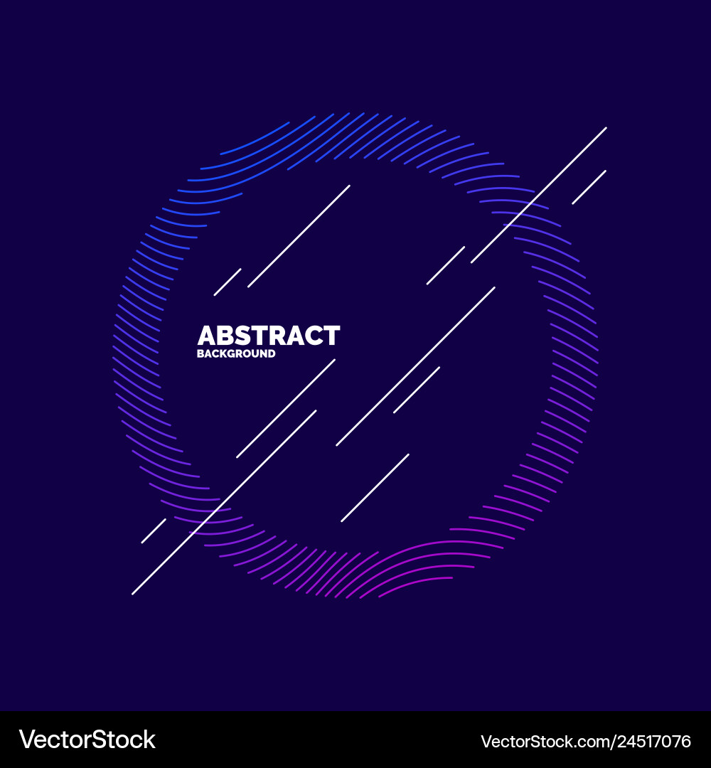 Abstract background with dynamic waves vector image