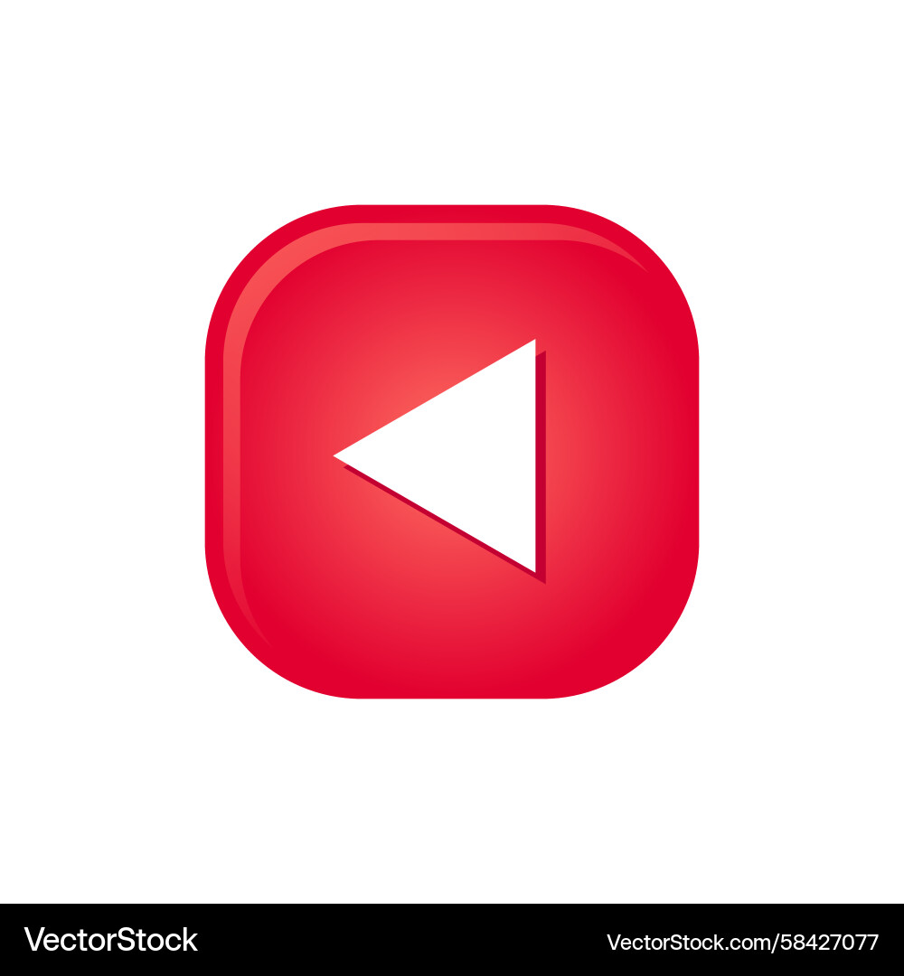 Media Player Icon - Play Button Vector Image