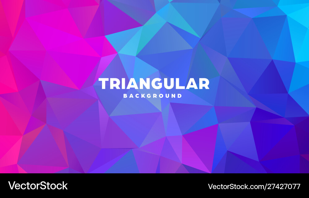 Triangle polygonal abstract geometric background Triangle polygonal abstract geometric background vector image