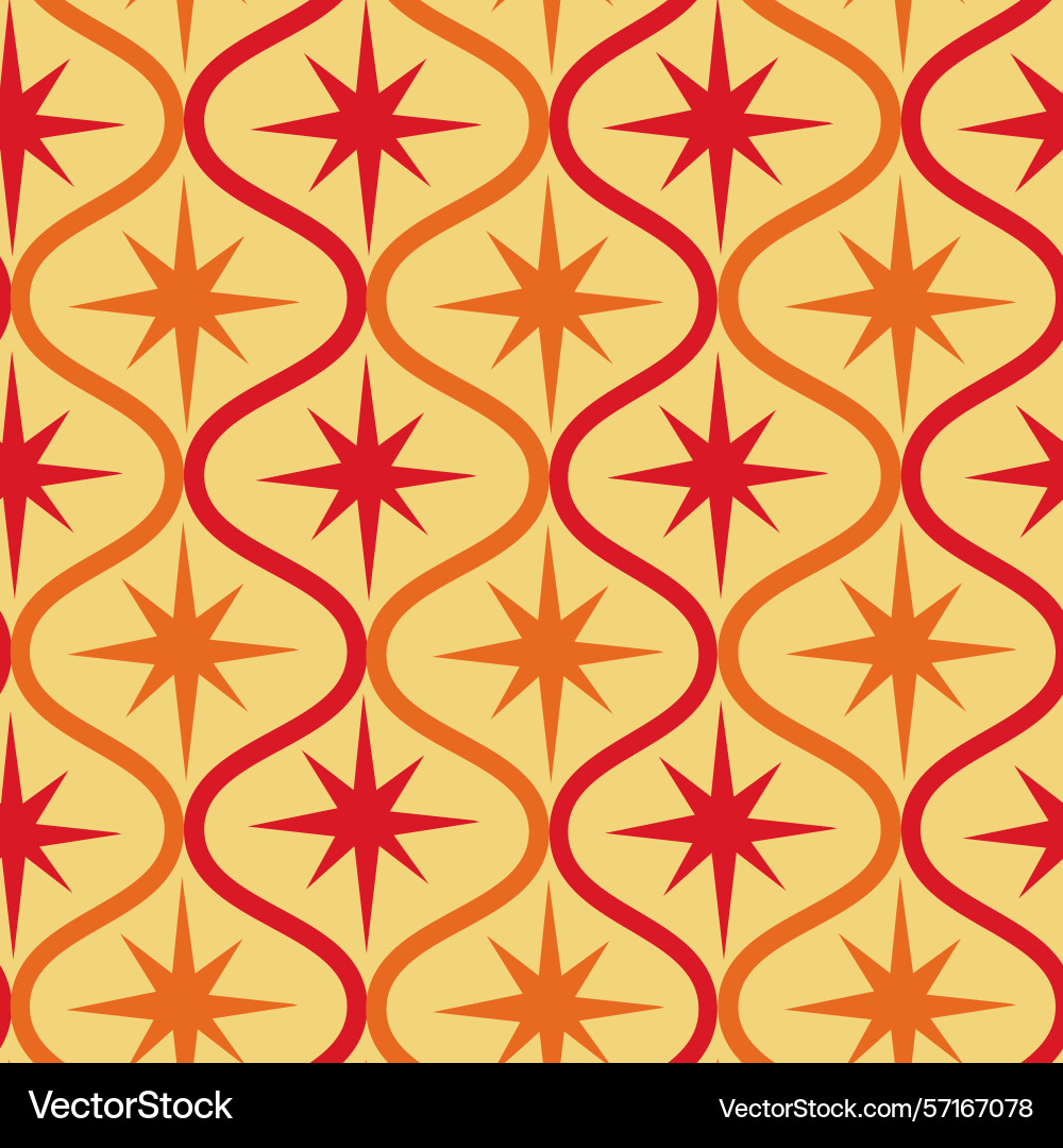 Half circles on squares seamless pattern Vector Image
