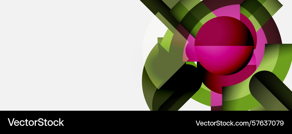Abstract design features layered circles vibrant Abstract design features layered circles vibrant Vector Image