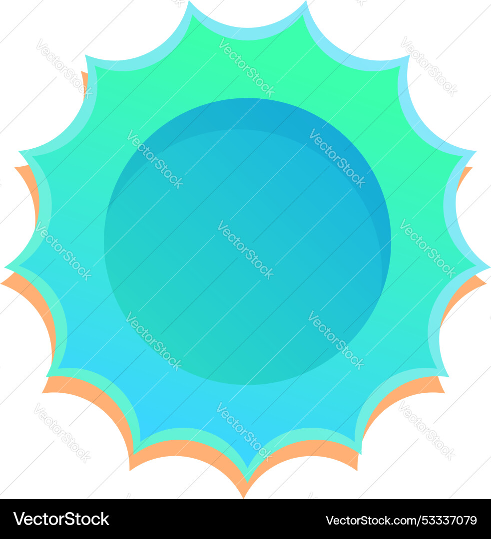 Blue sun shape creating abstract background design Blue sun shape creating abstract background design vector image