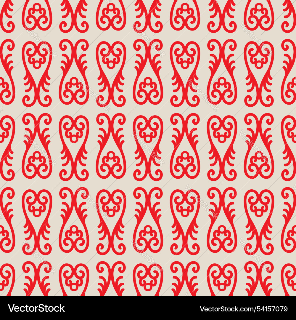 Seamless pattern abstract design elements vector image