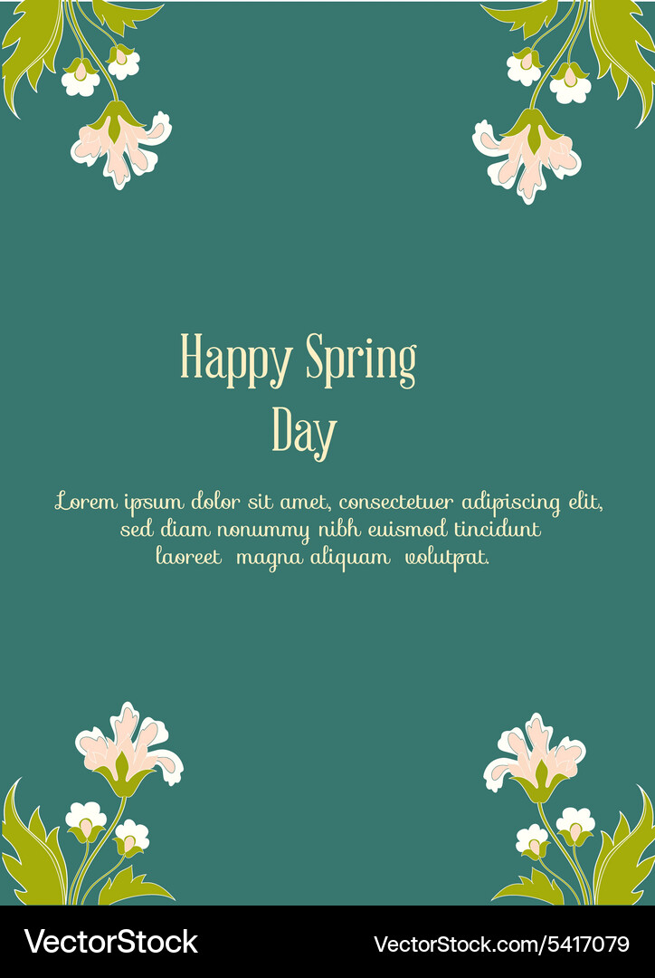 Spring Vector Image