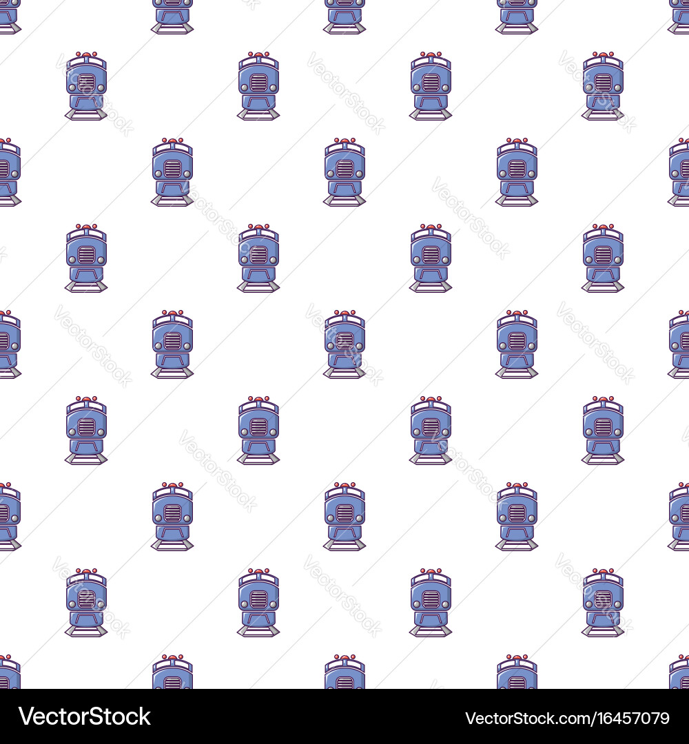 Train pattern seamless Vector Image