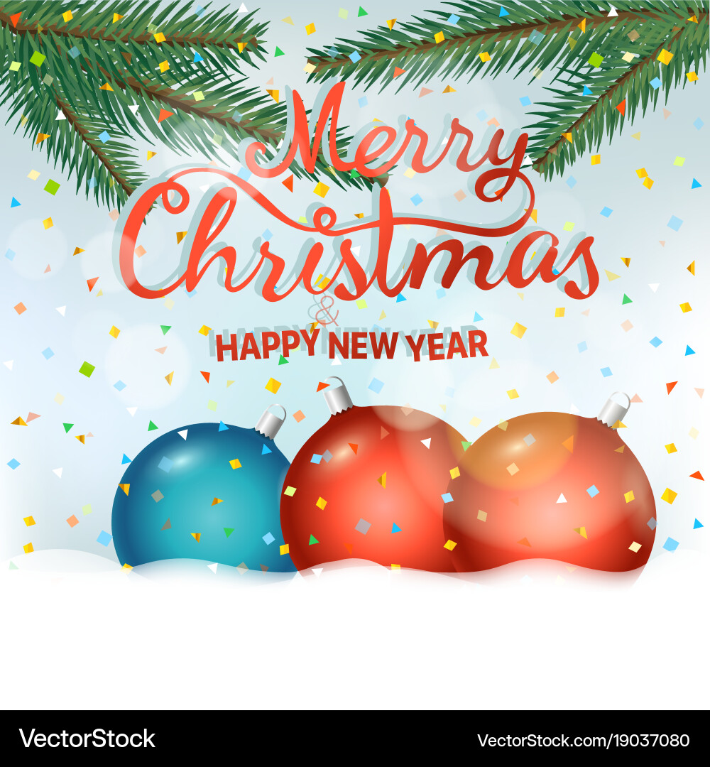 Christmas Party Celebration Vector Image