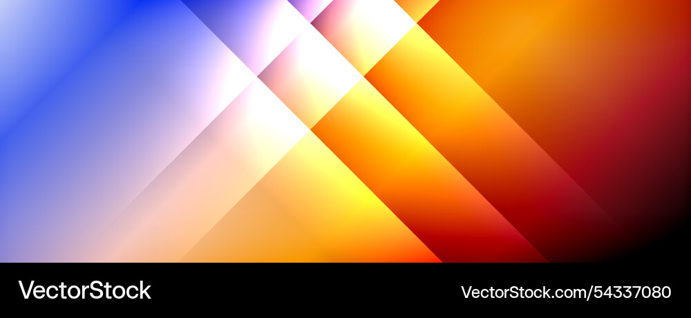 Dynamic shadow lines with gradient colors Vector Image