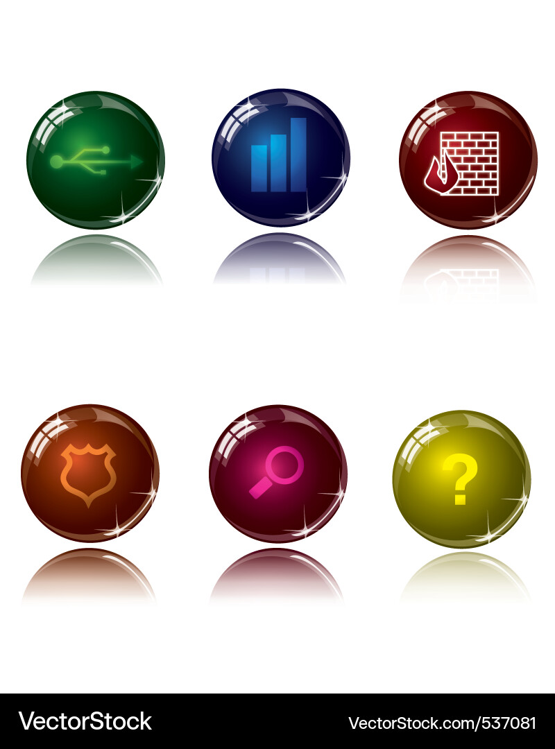 Computer Device Icons - Web & Digital Vector Image