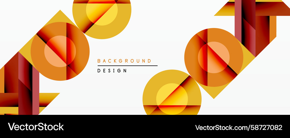 Abstract geometric composition overlapping Abstract geometric composition overlapping Vector Image