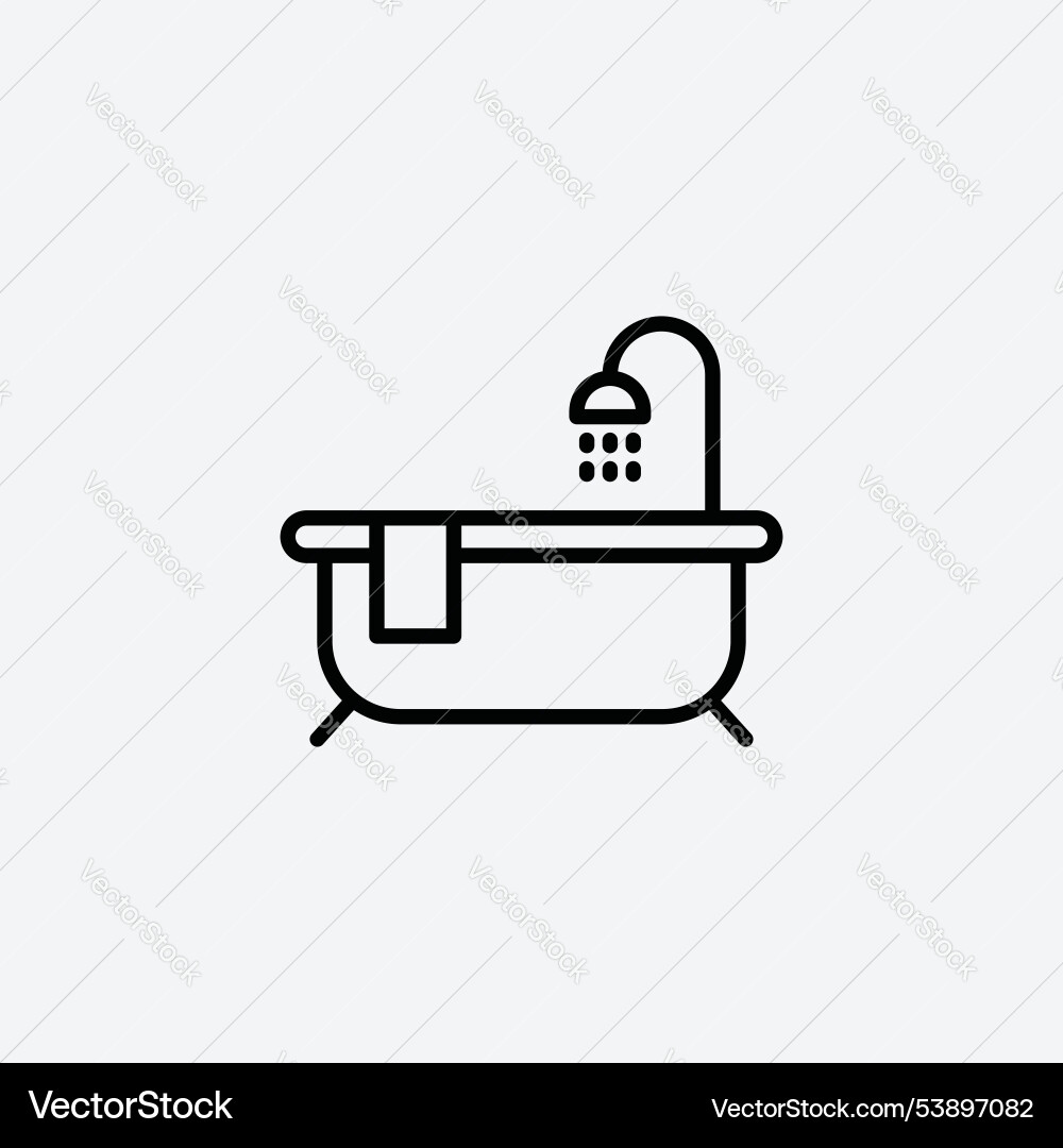 Bathroom icon set Royalty Free Vector Image - VectorStock