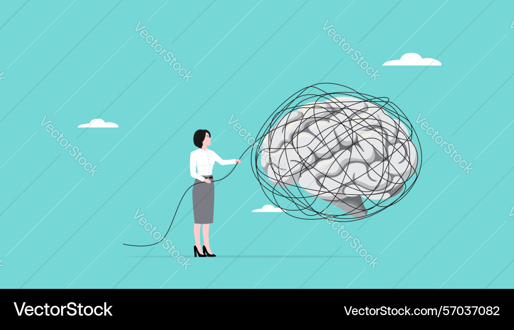 Refresh the mind eliminate complexity Refresh the mind eliminate complexity Vector Image