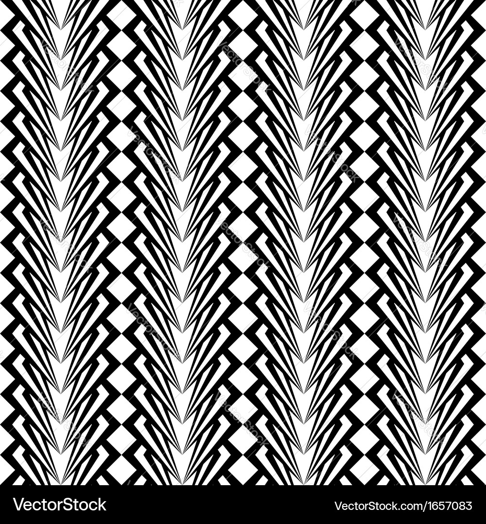 Design seamless monochrome vertical pattern Vector Image