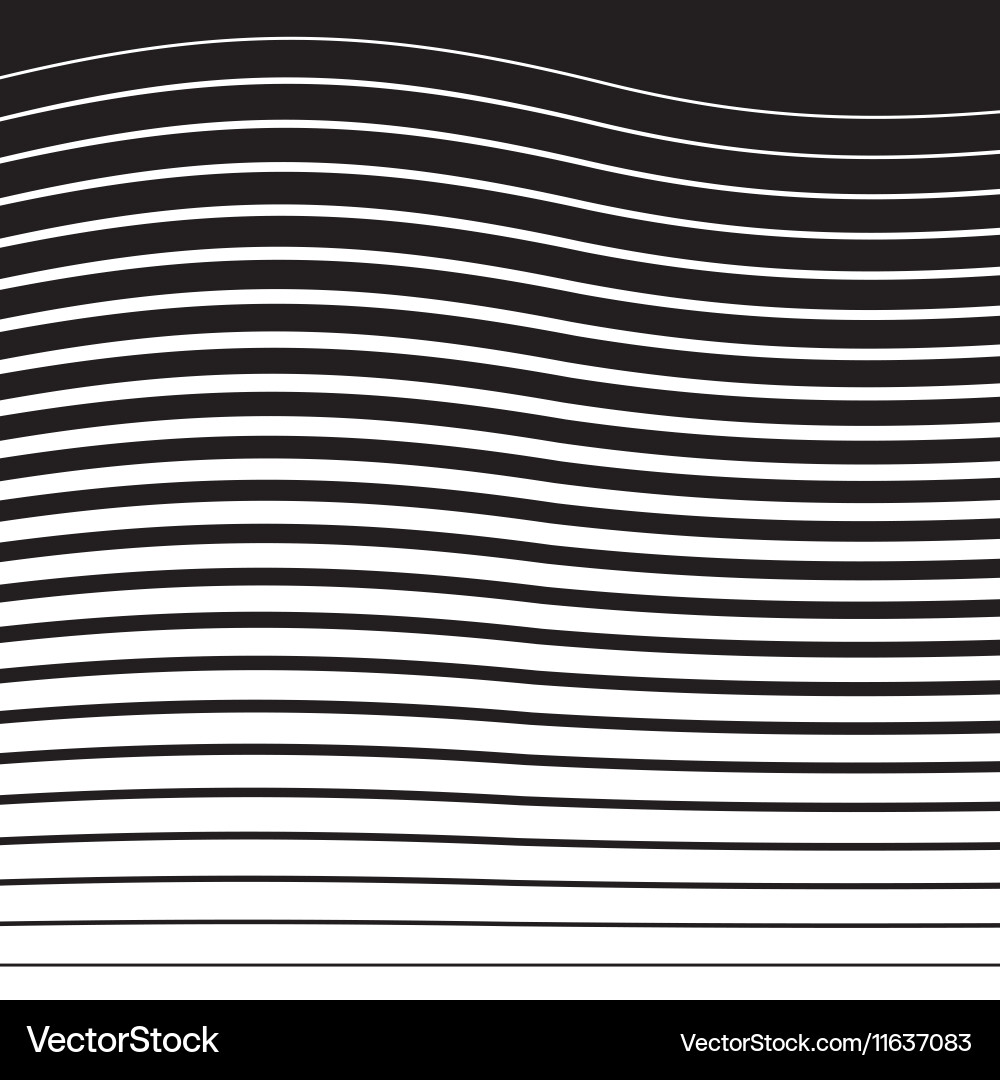 Halftone pattern from lines vector image
