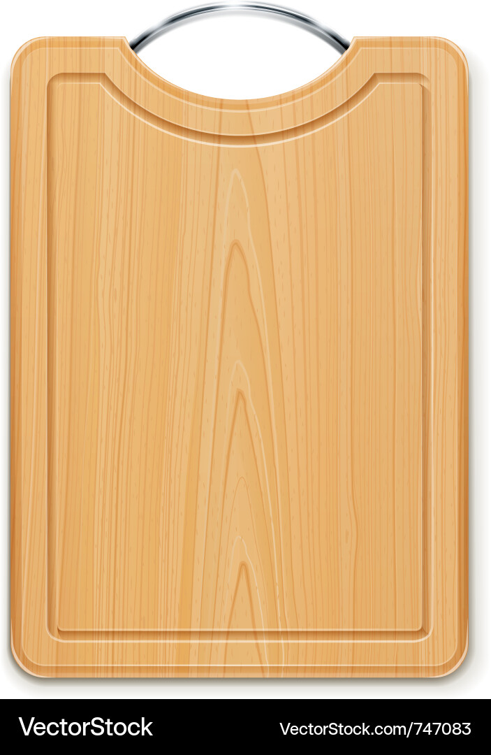 Holz Schneidebrett Vektorbild