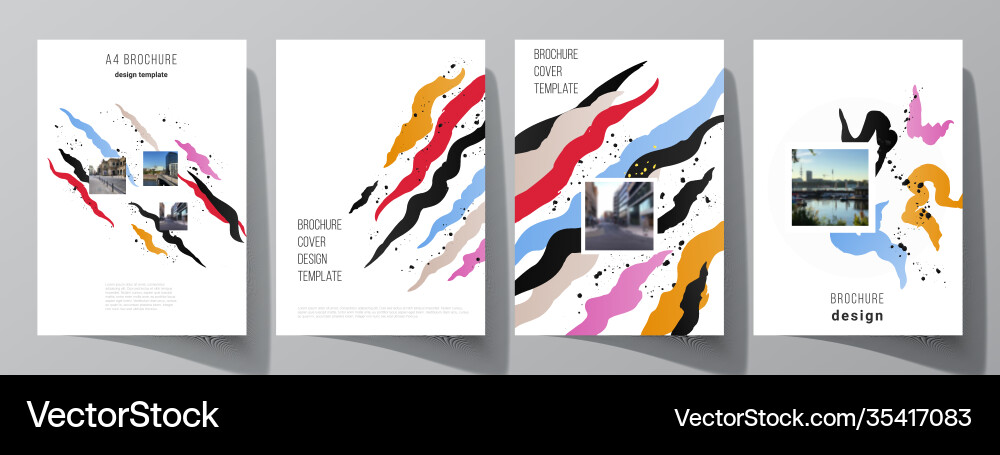 Layout a4 Cover Mockups Designvorlagen Layout a4 Cover Mockups Designvorlagen vektorbild