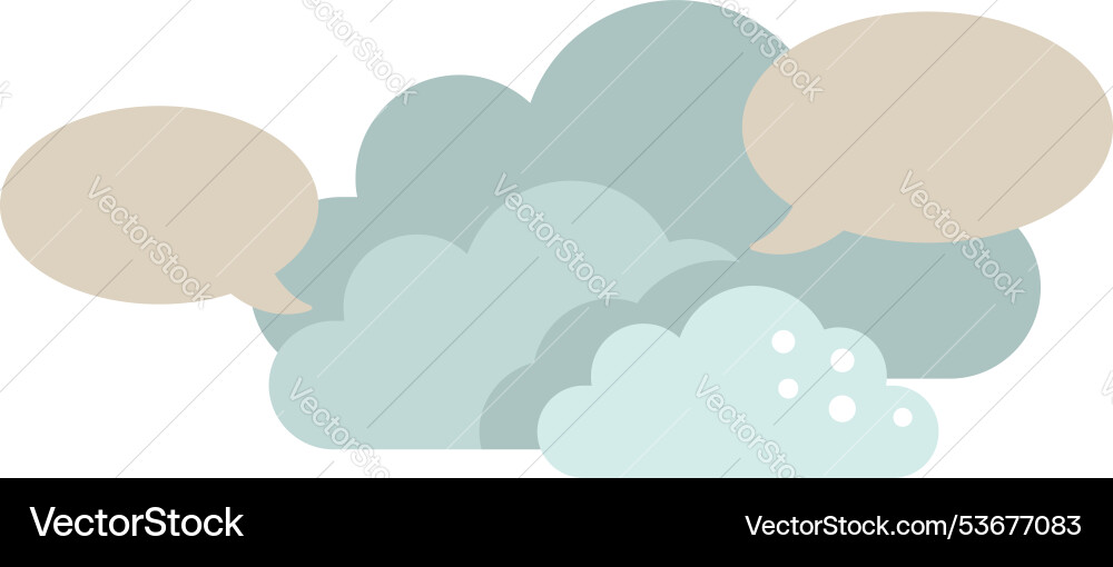 Servers are connecting and sharing data on cloud Servers are connecting and sharing data on cloud vector image