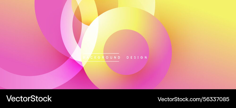 Abstract composition featuring overlapping Abstract composition featuring overlapping vector image