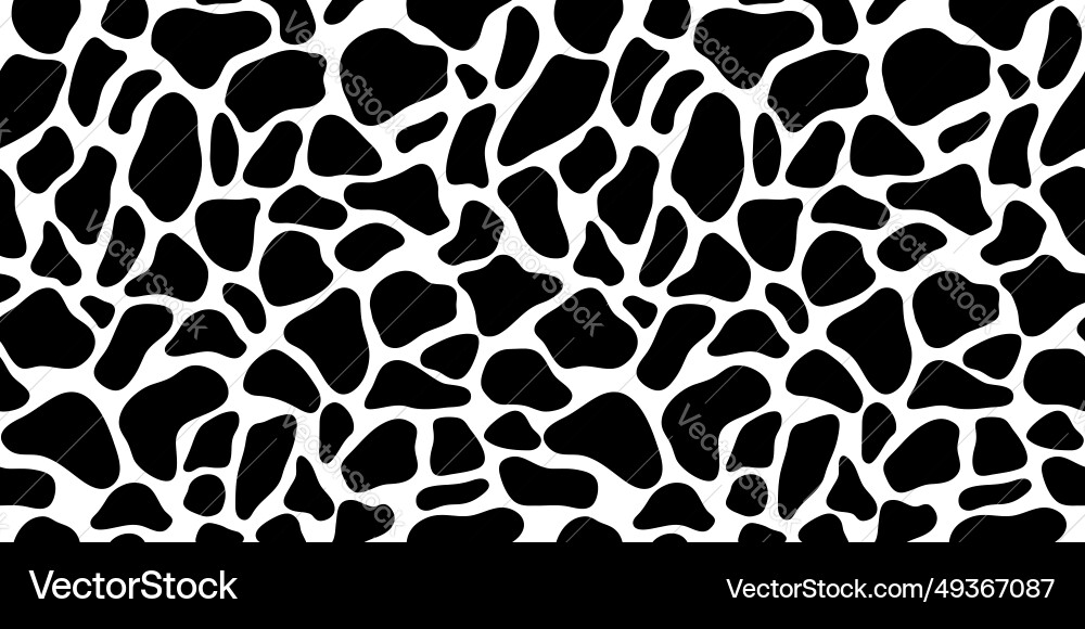 Image of a cow pattern Image of a cow pattern vector image