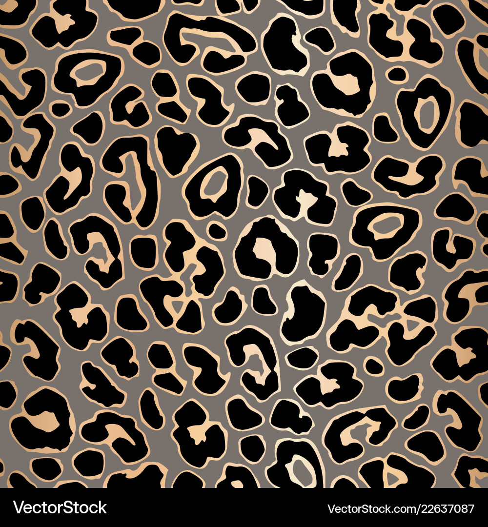 Luxurious Leopard Print Pattern vector image