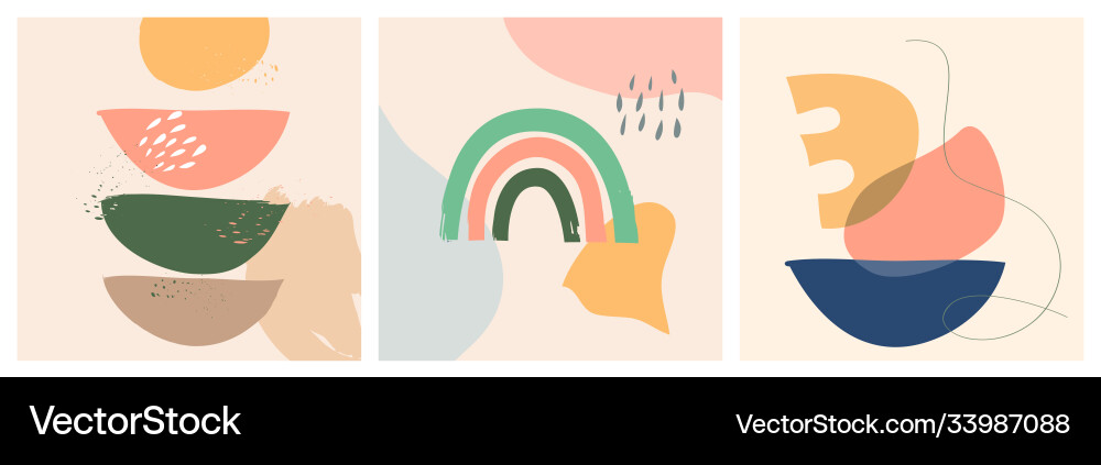 Hand drawn various shapes and objects Hand drawn various shapes and objects vector image
