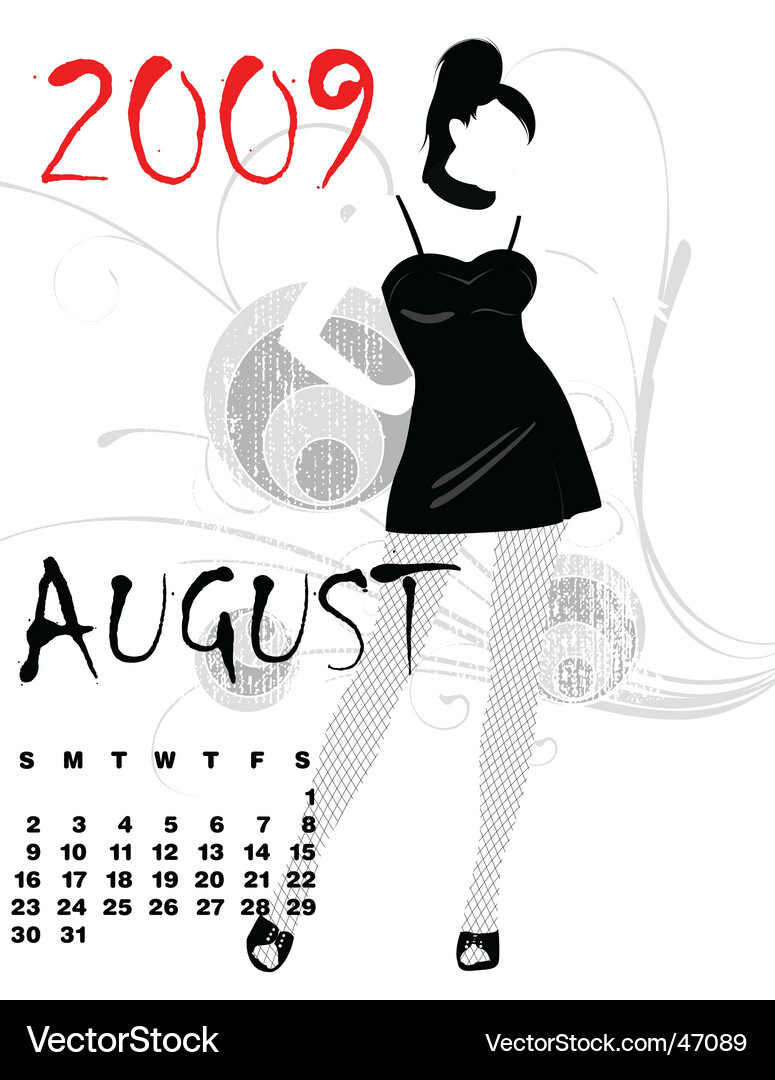Calendar 2009 Vector Image