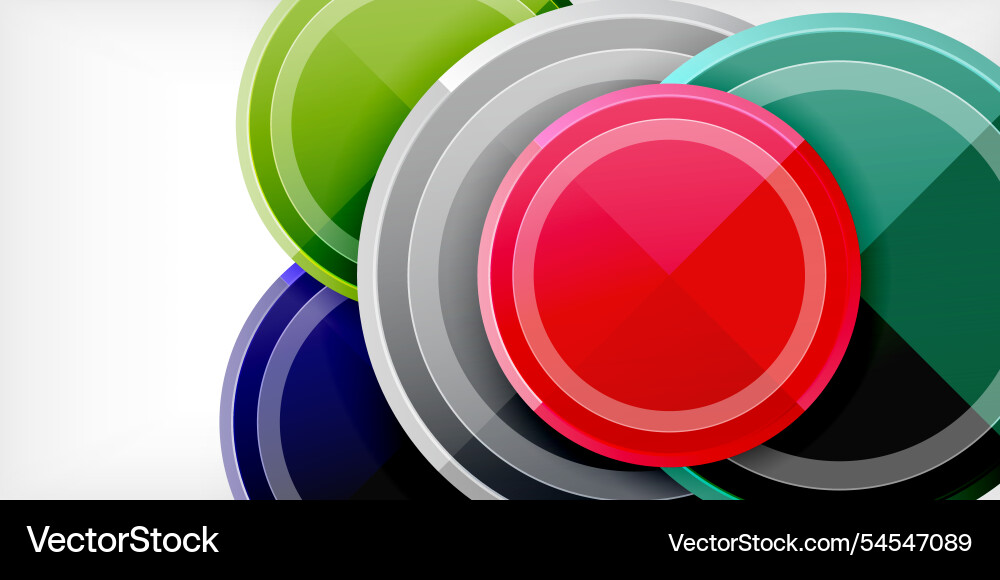 Minimal geometric abstract background circle Minimal geometric abstract background circle Vector Image